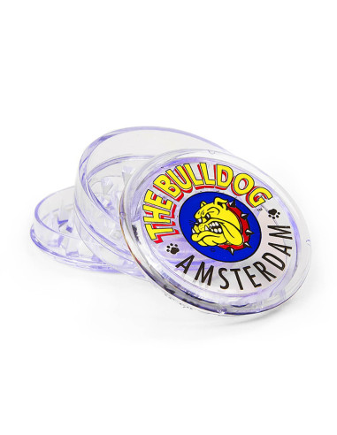 Grinder The Bulldog Original Plastico Transparente 3 Peças-60mm