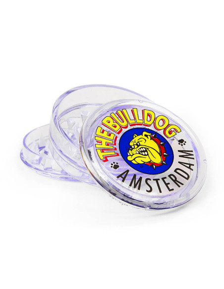 Grinder The Bulldog Original Plastico Transparente 3 Peças-60mm