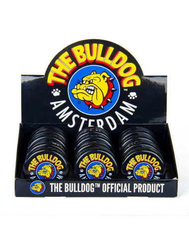 Grinder The Bulldog Original Plastico Preto 3 Peças-60mm