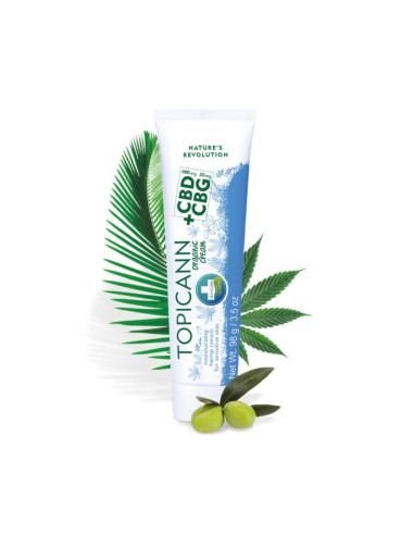 TOPICANN CBD + CBG · Creme orgánico de Cannabis para pele atópica 100 ml