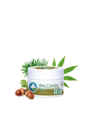 BALCANN CBD & CBG – Bálsamo orgánico para pele seca o irritada